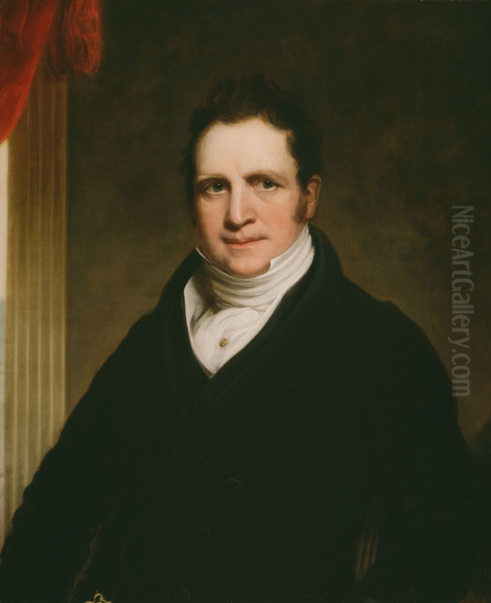 Thomas Abthorpe Cooper (1776-1849) Oil Painting by Chester Harding