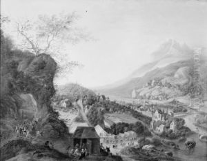 Mountain Scenery with River