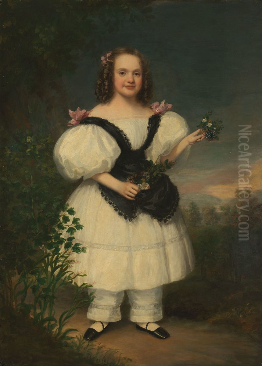 Harriet White Oil Painting by Samuel Lovett Waldo Harriet White Oil Painting by Samuel Lovett Waldo