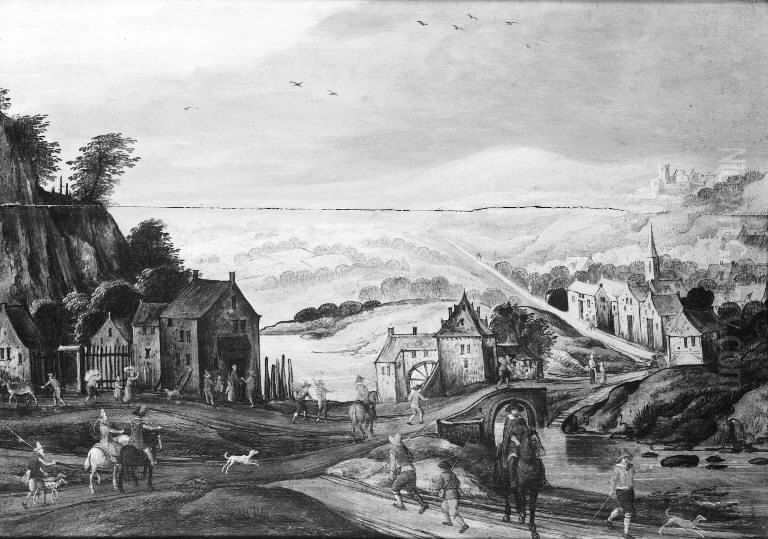 Landscape Oil Painting by Joos de Momper the Younger