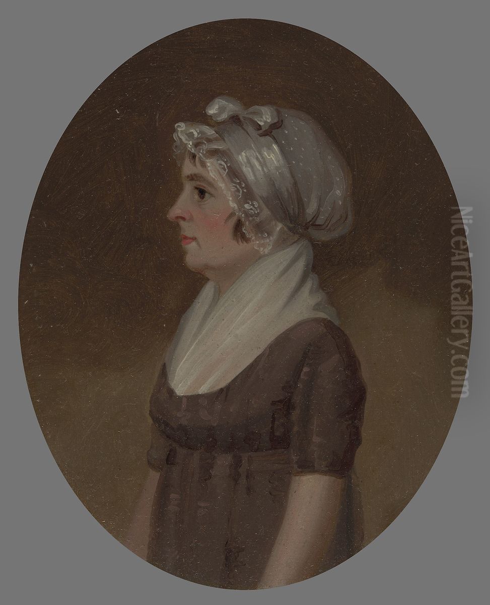 Mrs. Benjamin Schaum (Anna Maria Heckensweiler) Oil Painting by Jacob Eichholtz