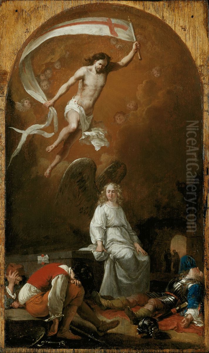 The Resurrection Oil Painting by Bartholomeus Breenbergh The Resurrection Oil Painting by Bartholomeus Breenbergh
