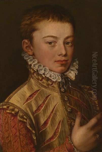 Portrait of Don Juan of Austria Oil Painting by Alonso Sanchez Coello