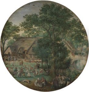 Peasant Wedding. The Wedding Dance in the open Air