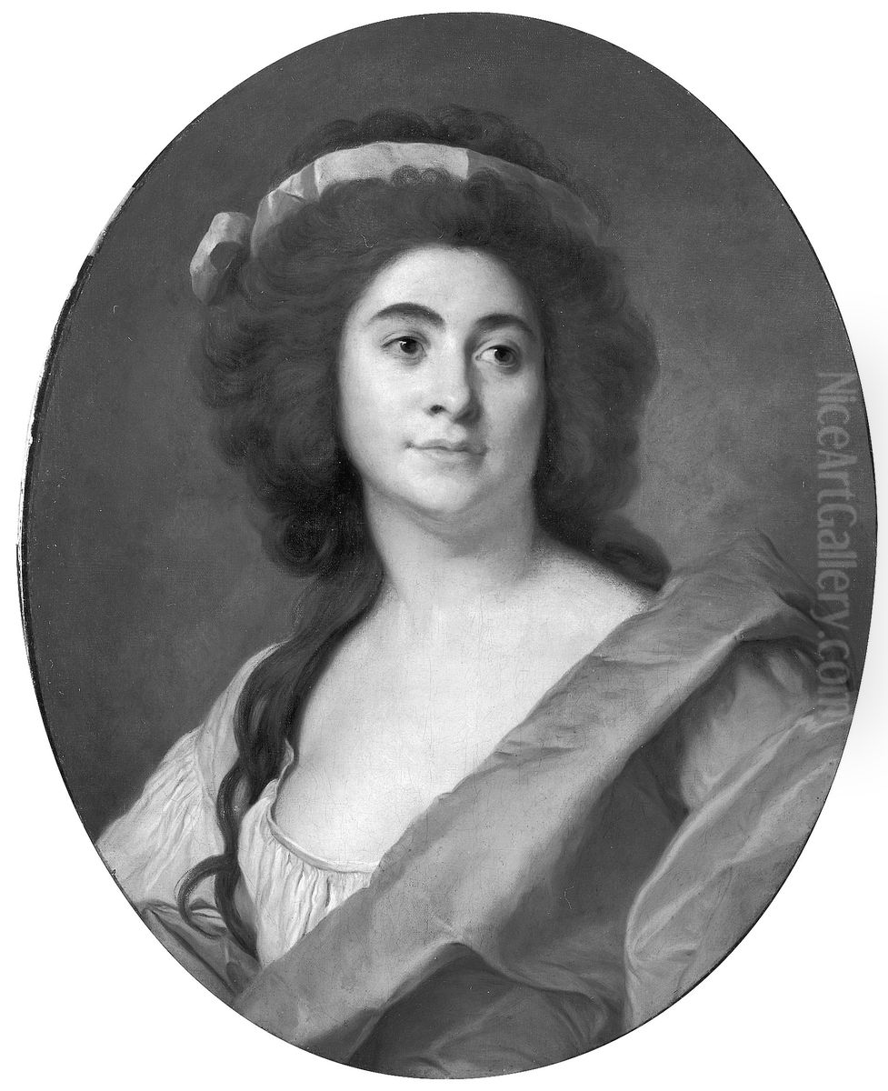 Portrait of a Lady Oil Painting by Joseph-Siffred Duplessis Portrait of a Lady Oil Painting by Joseph-Siffred Duplessis