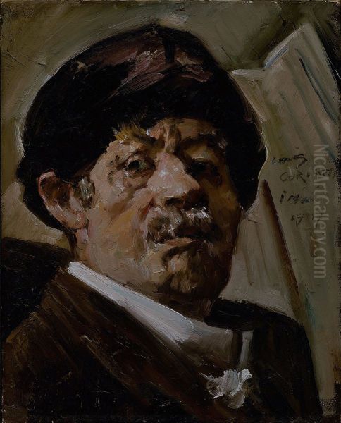 Self-portrait Oil Painting by Lovis Corinth
