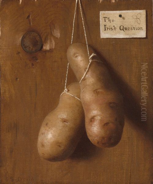 la questione irlandese Oil Painting by De Scott Evans
