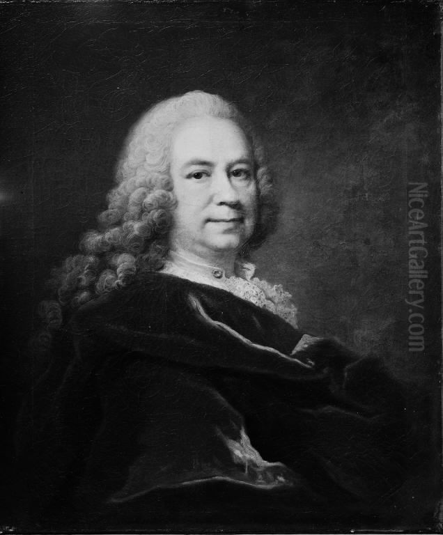 Self-portrait Oil Painting by Johann Salomon Wahl