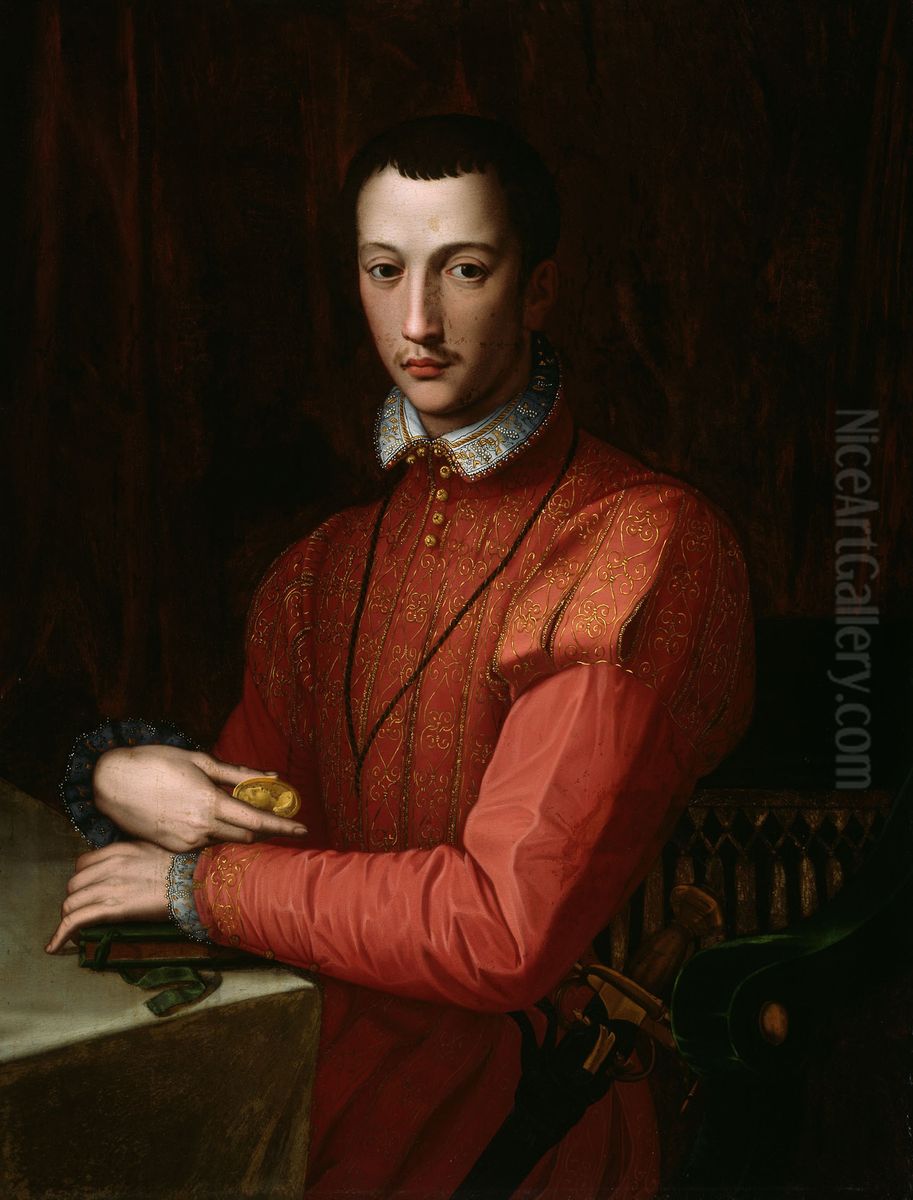 Francesco de' Medici Oil Painting by Alessandro Allori