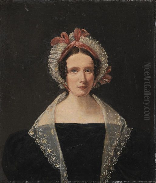 Sophie Stramboe Oil Painting by David Monies
