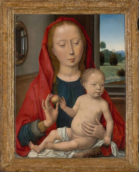 Virgin and Child Oil Painting by Hans Memling