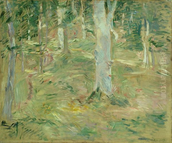 Foret de Compiegne Oil Painting by Berthe Morisot
