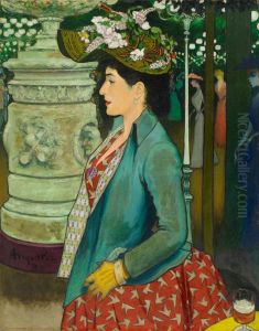 An Elegant Woman at the Elysee Montmartre (Elegante a l'Elysee Montmartre)