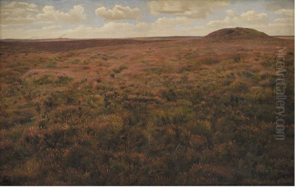 Study of a Moor Oil Painting by Frederik Vermehren