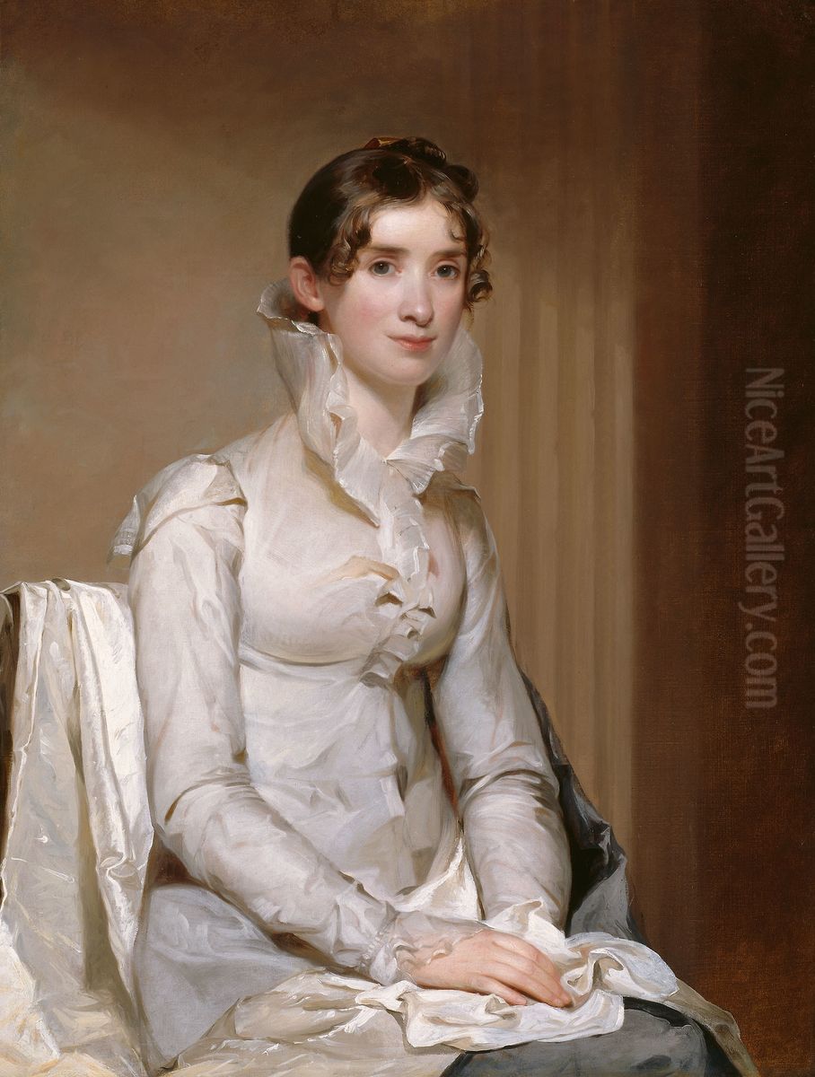 Mrs. Klapp (Anna Milnor) Oil Painting by Thomas Sully