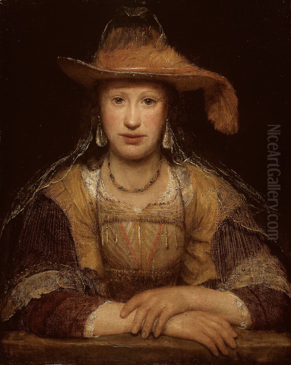 Portrait of a Young Woman Oil Painting by Arent de Gelder