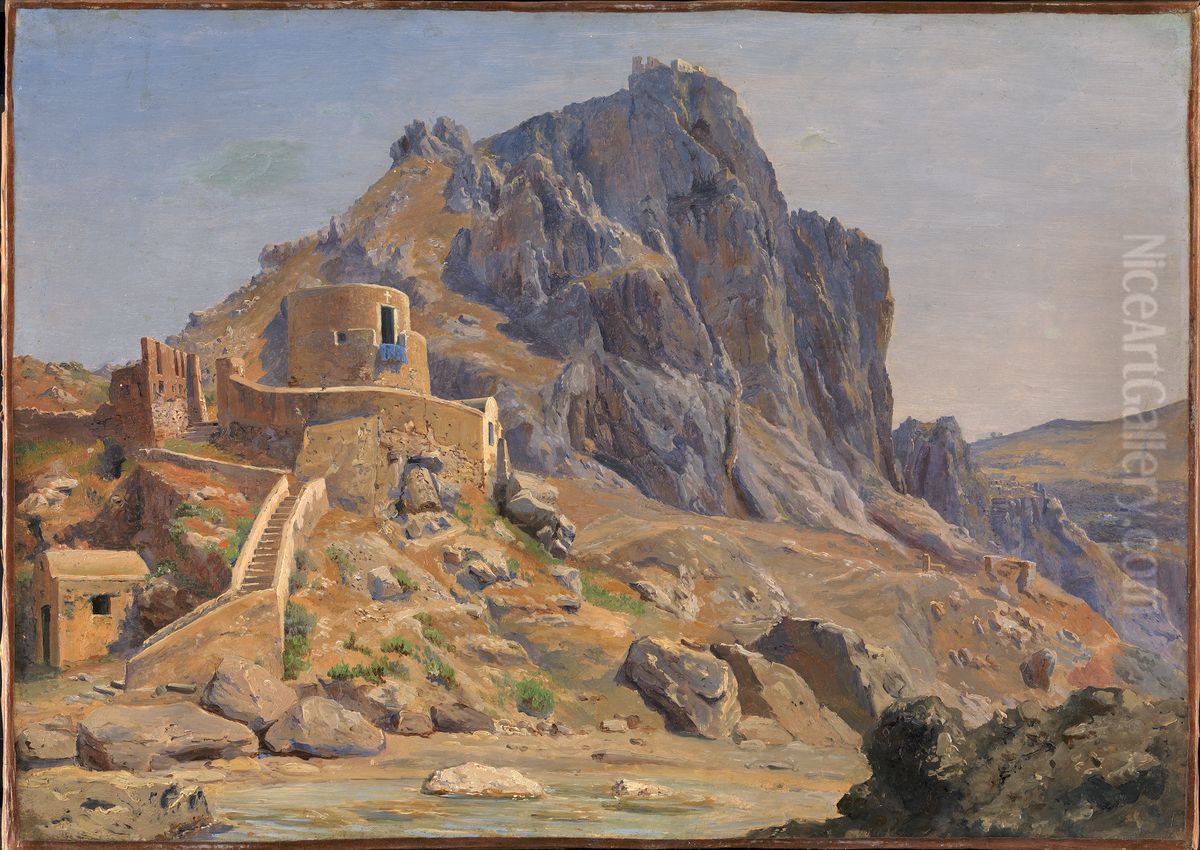 Morning Light Oil Painting by Thorald Laessoe Morning Light Oil Painting by Thorald Laessoe
