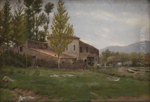 Isola del Liri, Italy. Overcast Day