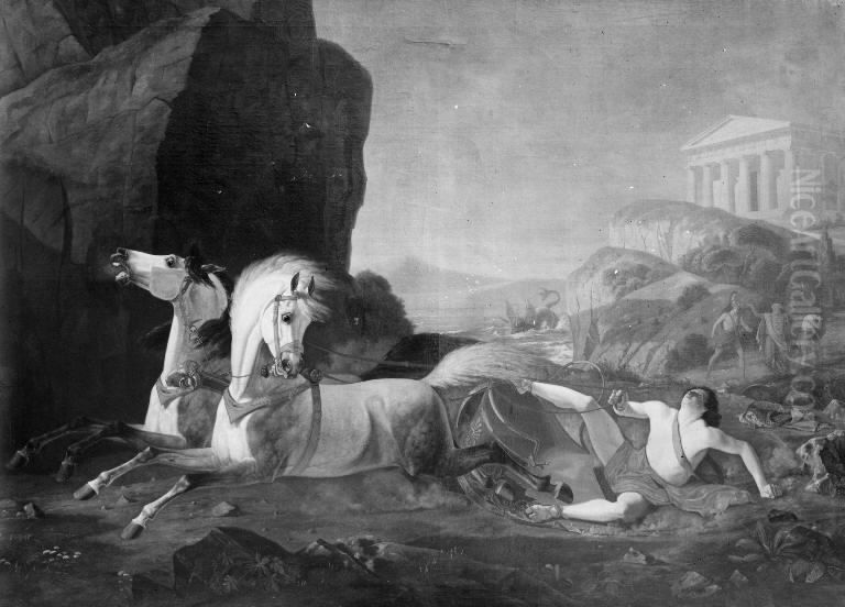 Hippolyts dod Oil Painting by Christian Frederik Carl Holm
