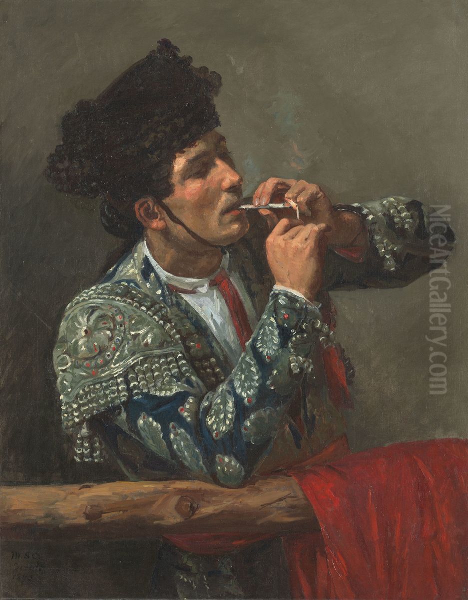 After the Bullfight Oil Painting by Mary Cassatt