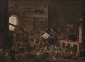 An Alchemist in his Laboratory