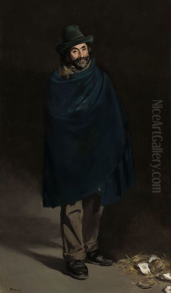 Beggar with Oysters (Philosopher) Oil Painting by Edouard Manet