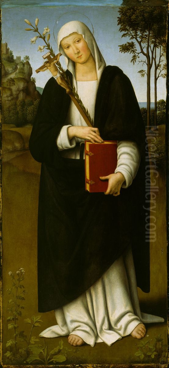 Saint Catherine of Siena Oil Painting by Lo Spagna