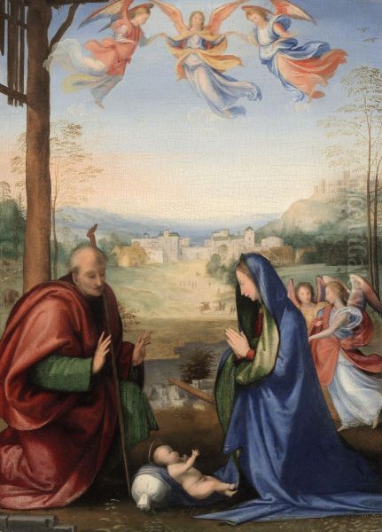 The Nativity Oil Painting by Fra Bartolomeo