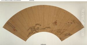 Scholar Playing a Qin (Zither)