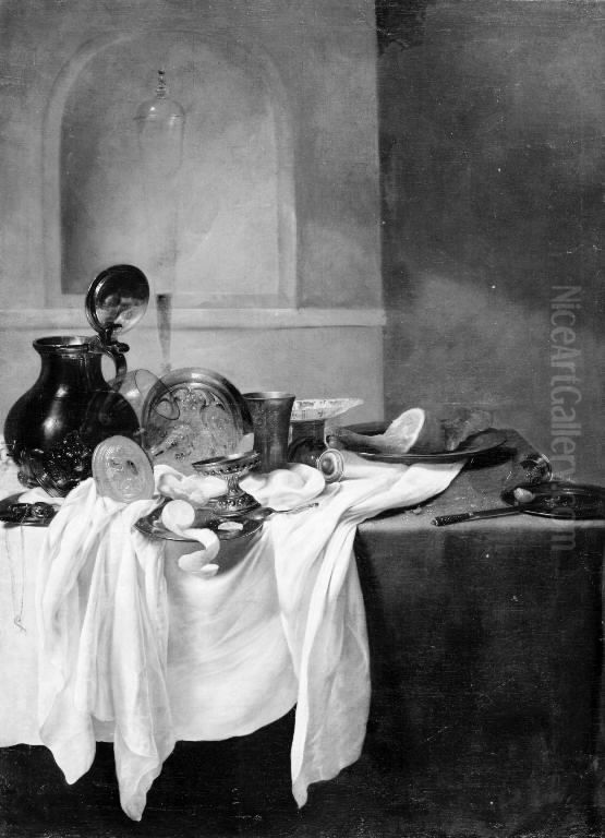 Still Life Oil Painting by Jan Jansz Den Uyl