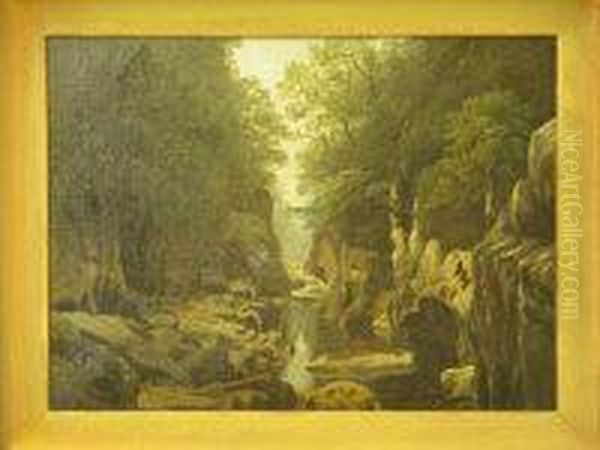 Fairy Glen Oil Painting by William P. Cartwright