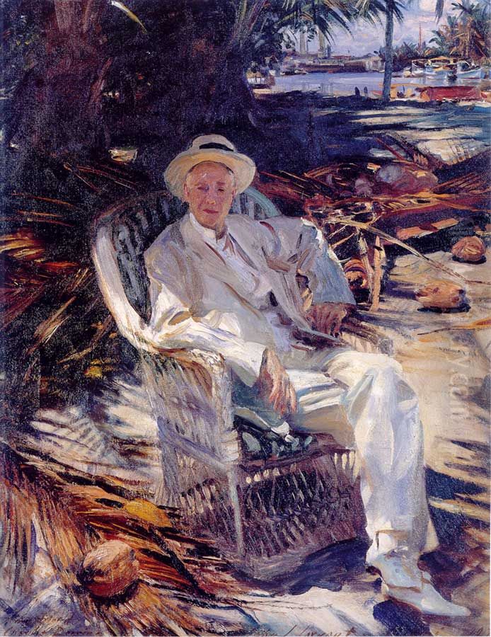 Charles Deering at Brickell Point, Miami Oil Painting by John Singer Sargent