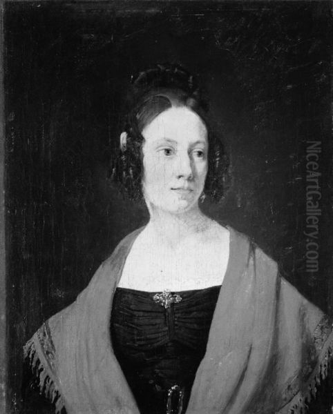 Charlotte Bartholin Oil Painting by Jorgen Roed