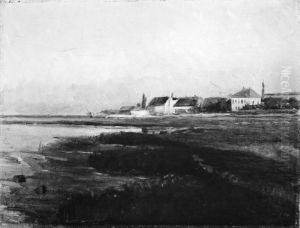 Kastrup Vaerk. Aftensol