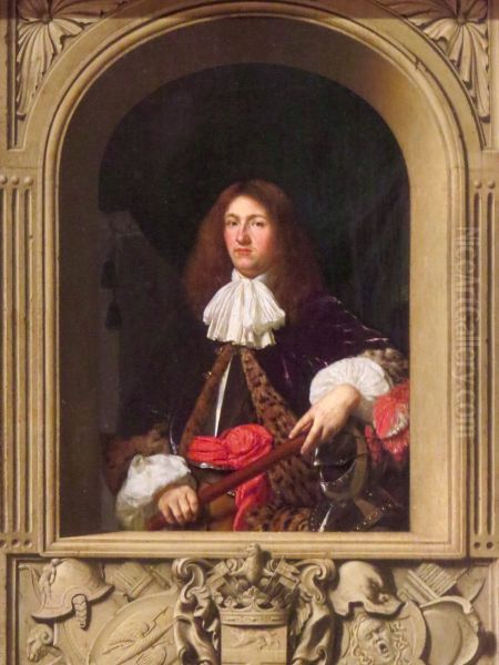 Portrait of Count Ulrik Frederik Gyldenlove Oil Painting by Frans van Mieris