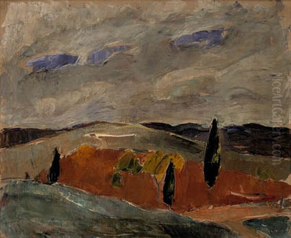 The Road to the Churchyard in Toledo Oil Painting by Jens Adolf Jerichau