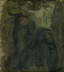 Two Men Fighting