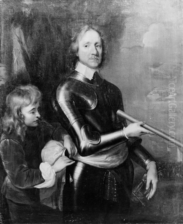 Cromwell Oil Painting by Robert Walker