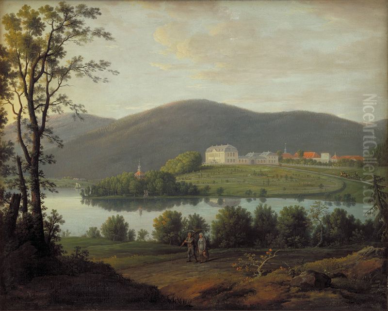 View of Bogstad in Norway Oil Painting by Eric Paulsen