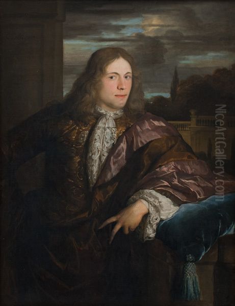 Portrait of a Young Gentleman Oil Painting by Carel de Moor