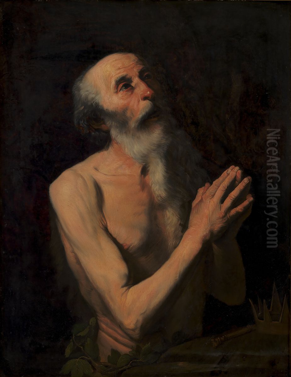 Den hellige Onufrius Oil Painting by Jusepe de Ribera