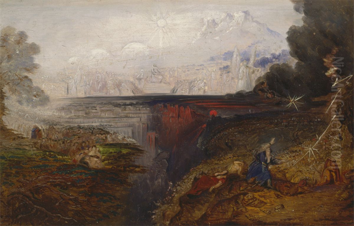 The Last Judgement (study) Oil Painting by John Martin