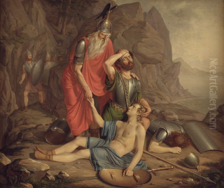 Oscars dod Oil Painting by Frederik Storch