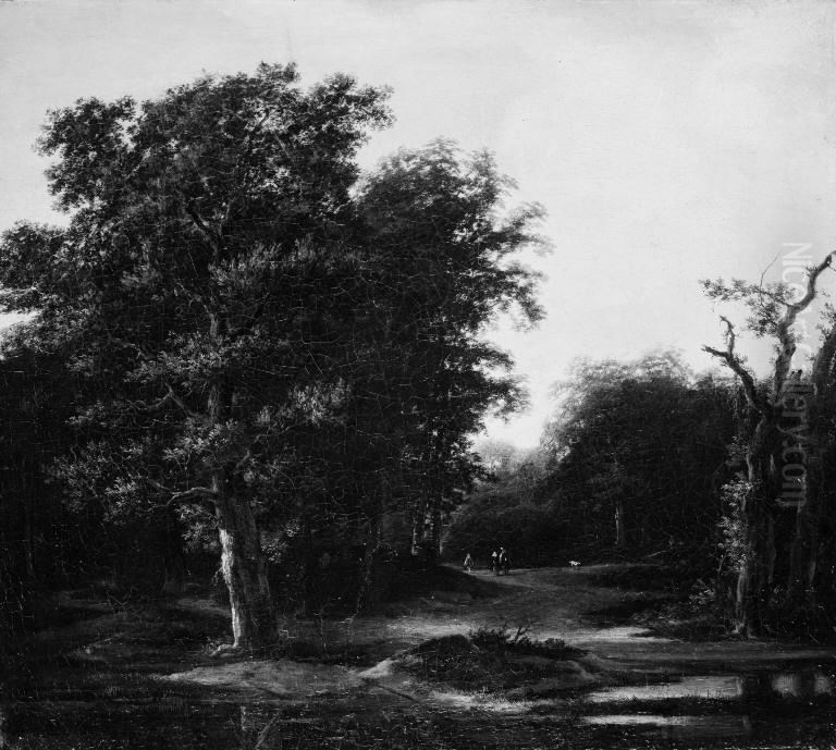 Forest Scenery Oil Painting by Cornelis Hendricksz. The Younger Vroom