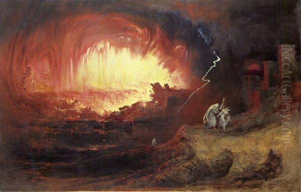 The Destruction OfSodom And Gomorrah Oil Painting by John Martin