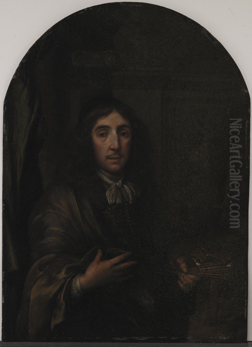 Portrait of a Painter Oil Painting by Frans van Mieris