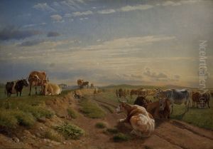 A Milking Place near Vognserup Manor, Zealand