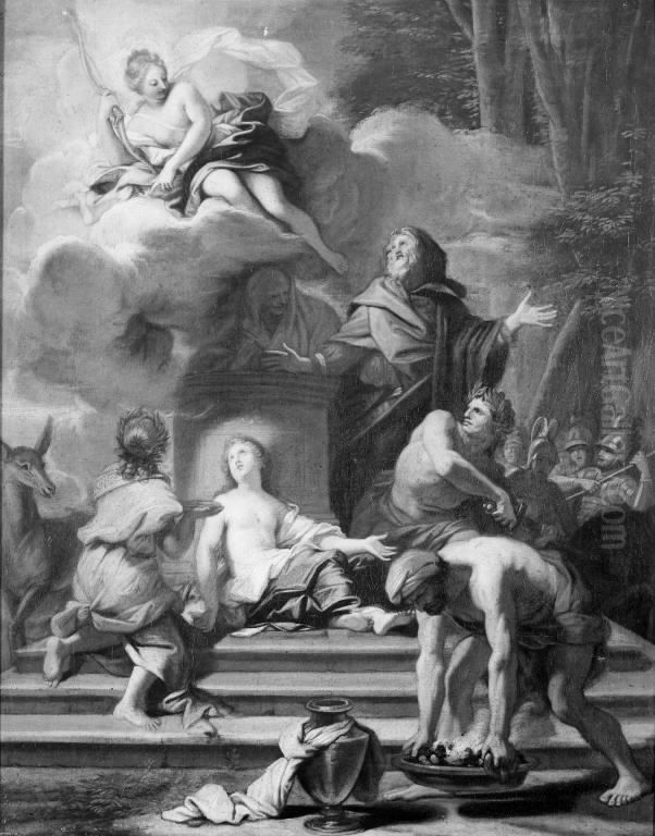 The Sacrifice of Iphigenia Oil Painting by Jean Jouvenet