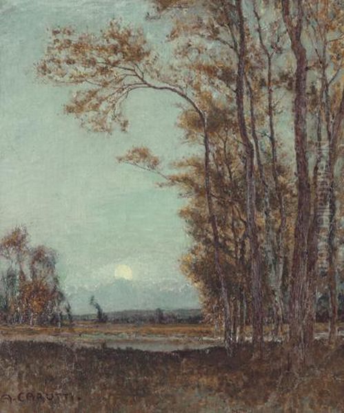 Paesaggio Oil Painting by Augusto Carutti