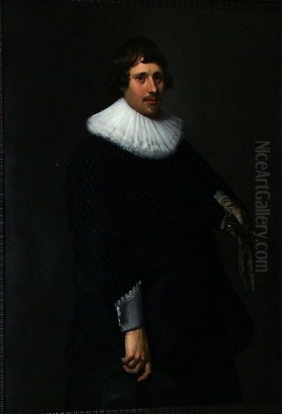 Portrait of a Man Oil Painting by Nicolaes Eliaszoon Pickenoy